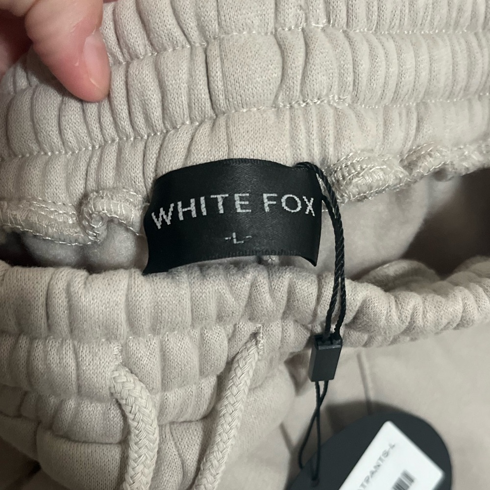 White Fox sweatpants